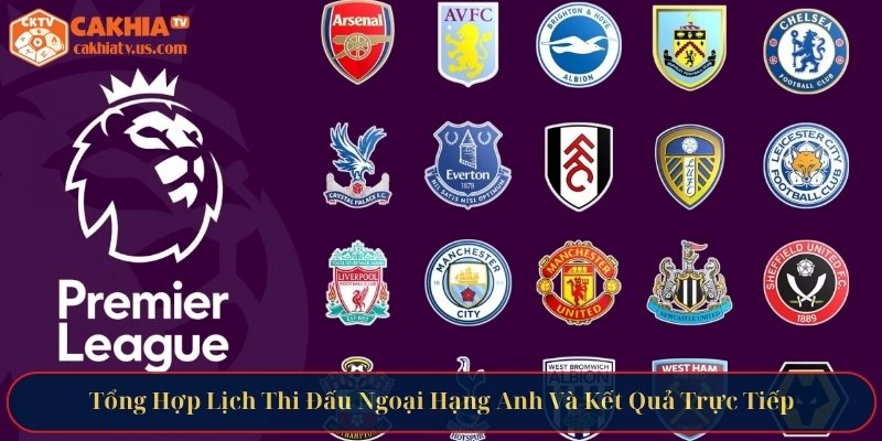 Lịch thi đấu ngoại hạng Anh